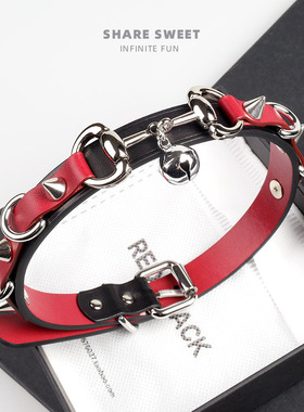 皮质女颈带choker定制项链颈圈