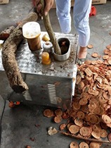 SETM Orange Red Slicer Chinese Herbal Medicine Slicer Vine 37 Antler Chinese Herbal Medicine Cutting Machine Commercial drugmaker