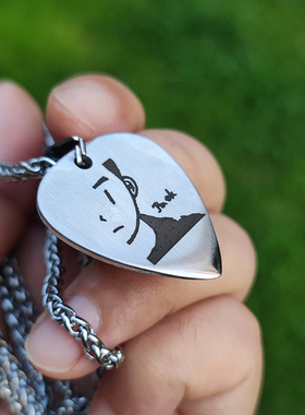 陶喆吉他拨片项链吊坠pick