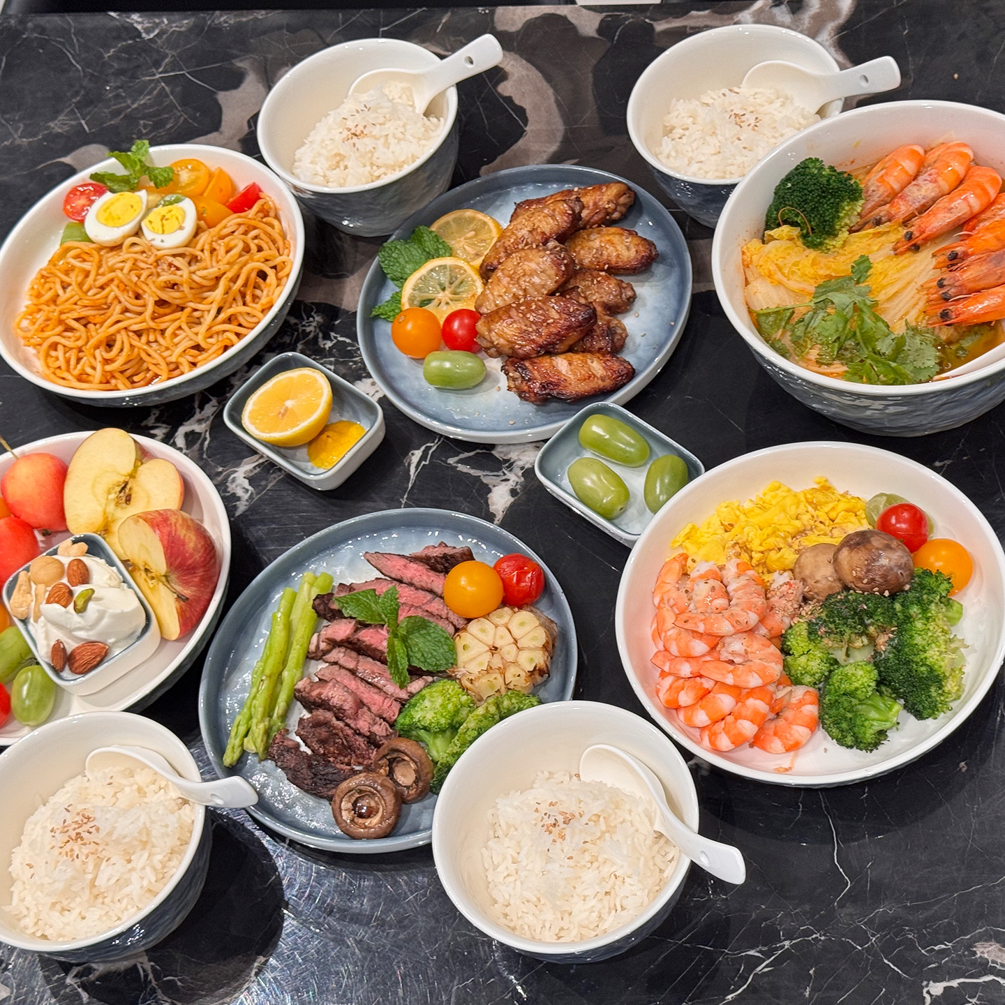 碗碟套装家用2026新款釉下彩餐具日式渐变风乔迁新居礼物碗具组合