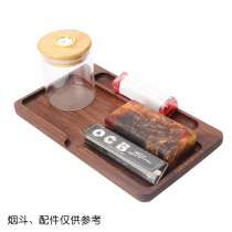 Tobacco Wake Grass Pan Pure Handmade Walnuts to manufacture tobacco Tobacco Tobacco Solid Wood Fighting Grain Placement Pan Smoking Accessories