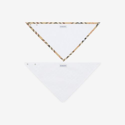 【新款】BURBERRY 婴儿 格纹棉质围兜两件套 81228341 - 图0