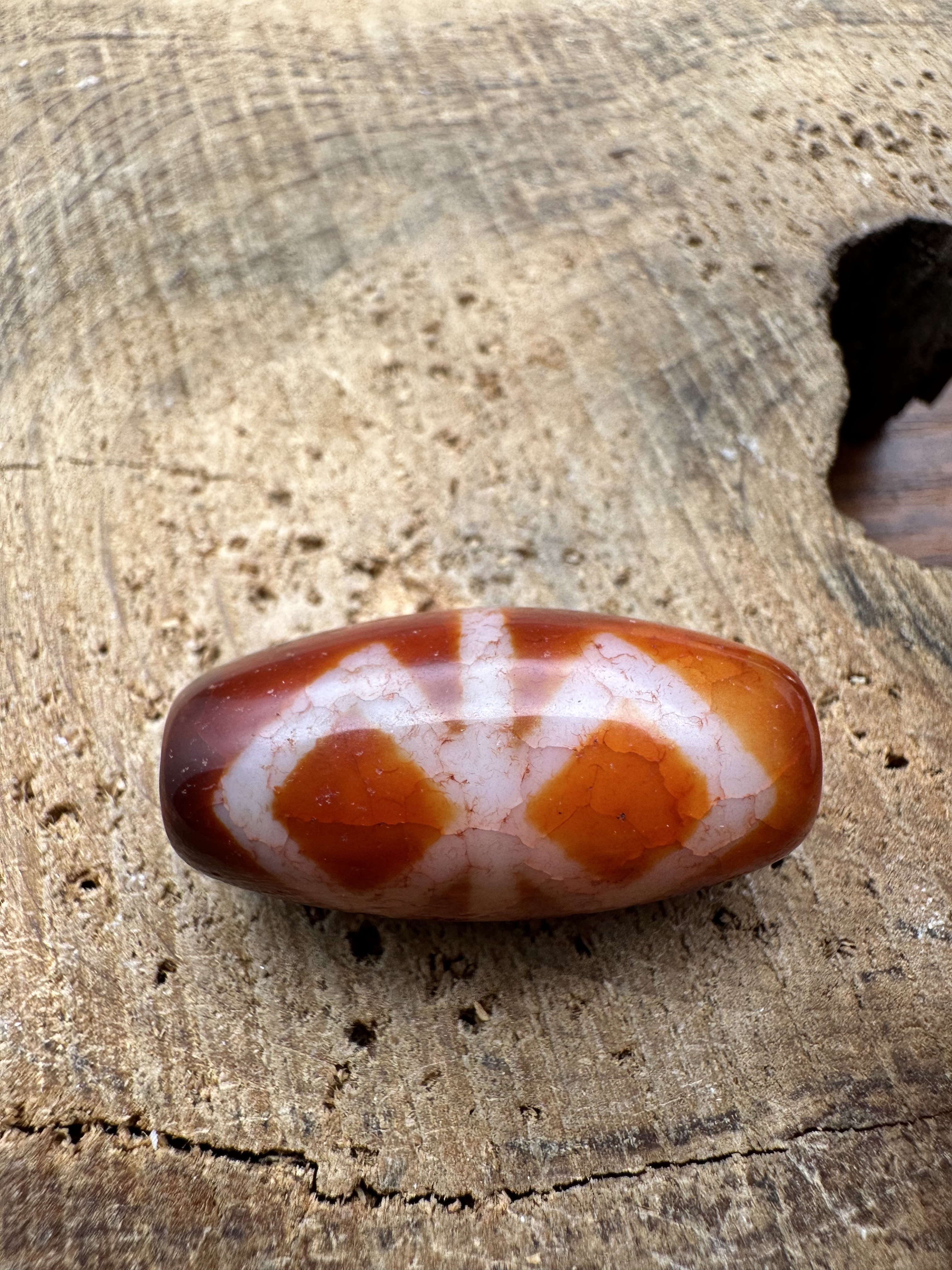 天然真品至纯玛瑙玉髓老矿红肉金刚杵二三四九眼天珠项链手链 - 图3