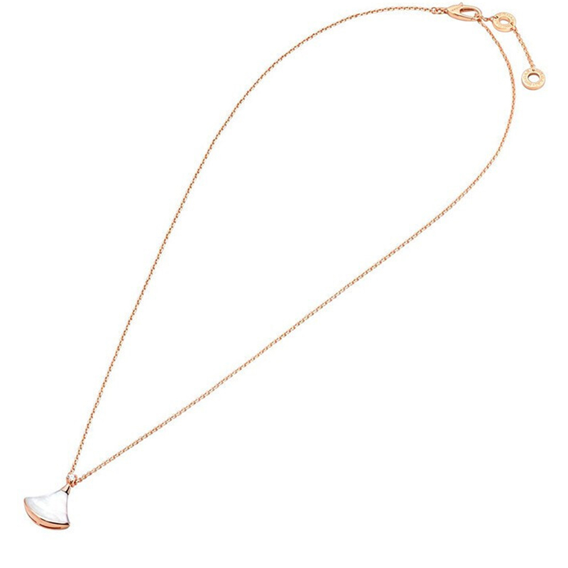 客邻尚品海外旗舰店Bvlgari/宝格丽新款女士吊坠项链珍珠母贝钻石项链送女友礼物2