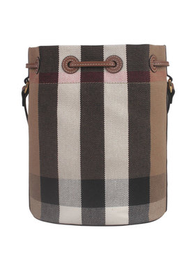 BURBERRY/博柏利经典格纹女士时尚复古单肩斜挎包水桶包80840451