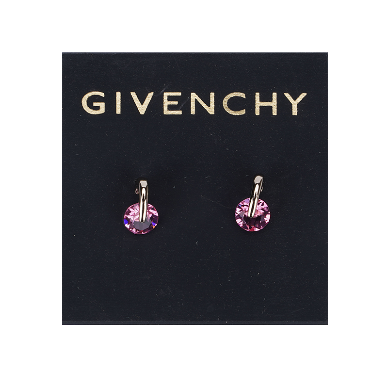 客邻尚品海外旗舰店Givenchy/纪梵希女士悬挂式单钻耳钉 605633023
