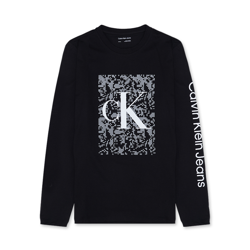 客邻尚品海外旗舰店Calvin Klein/CK 新款男士简约长袖T恤 40DC8380