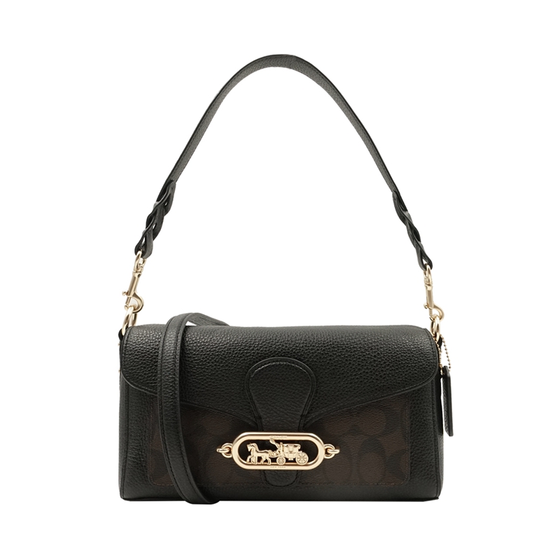 客邻尚品海外旗舰店COACH/蔻驰新款奥莱20新款JADE女士马车单肩斜挎腋下包酒神包3