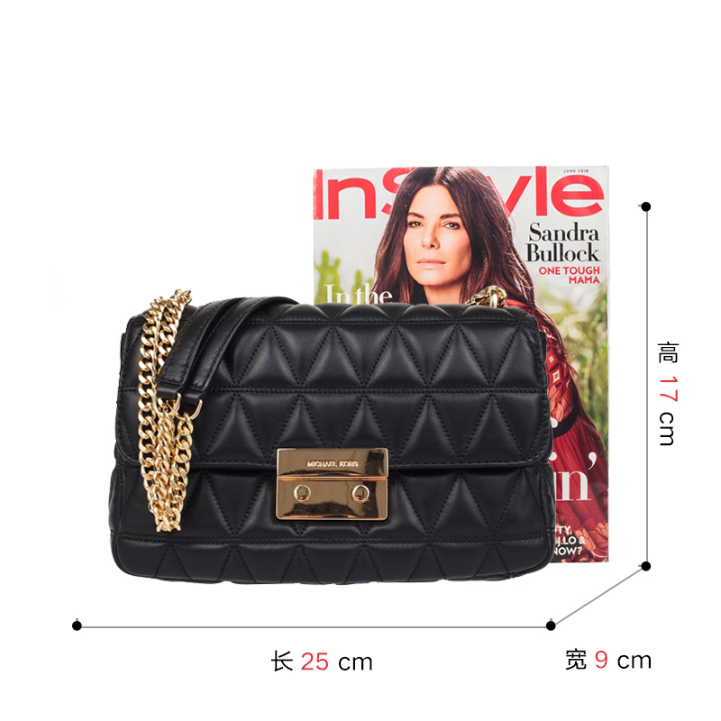 客邻尚品海外旗舰店Michael Kors/MK女包Sloan小香风菱格链条包单肩斜挎包2