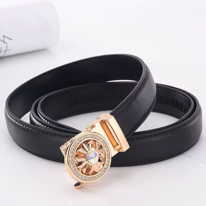 【源头厂家】女士皮带钻 时尚自动扣腰带 女士皮带百搭腰带