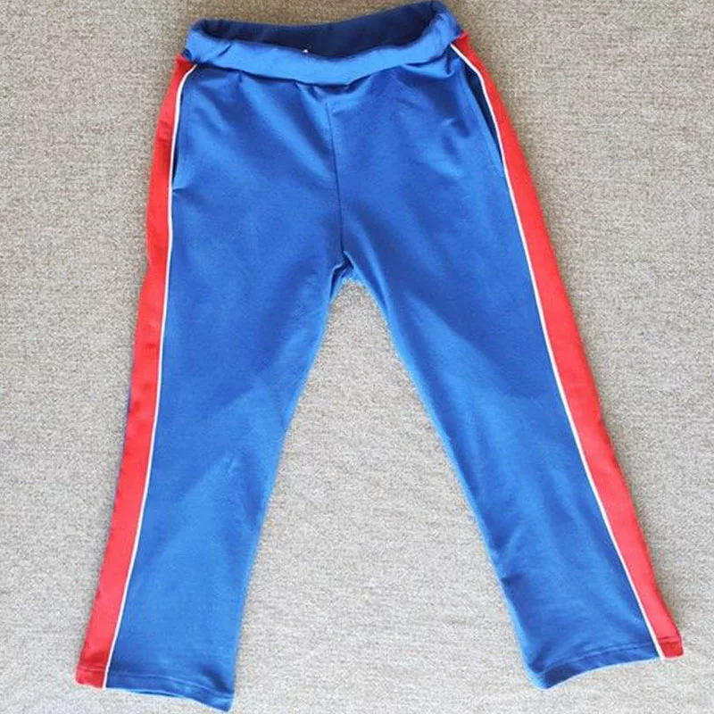 Blue uniform for students, trousers, custom-made