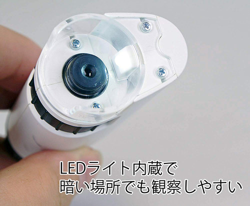 日本kenko肯高显微镜 便携 STV-120M专业迷你高清放大镜玩具儿童 - 图0