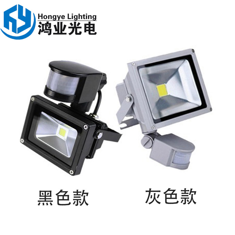 led红外线低压直流DC12V人体感应灯楼过道监控补光车库户外防水灯 - 图0