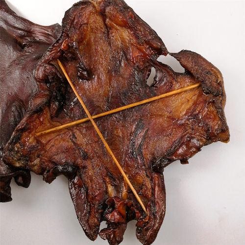 腊猪嘴巴冲嘴猪头肉腊肉 猪鼻子烟熏特产腊猪脸肉 湖南特产1000g - 图2