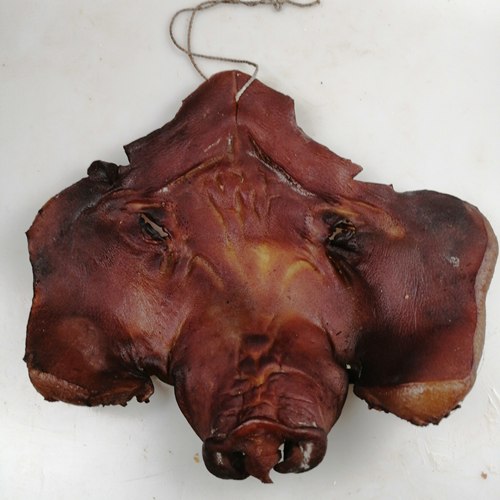 腊猪嘴巴冲嘴猪头肉腊肉 猪鼻子烟熏特产腊猪脸肉 湖南特产1000g - 图1