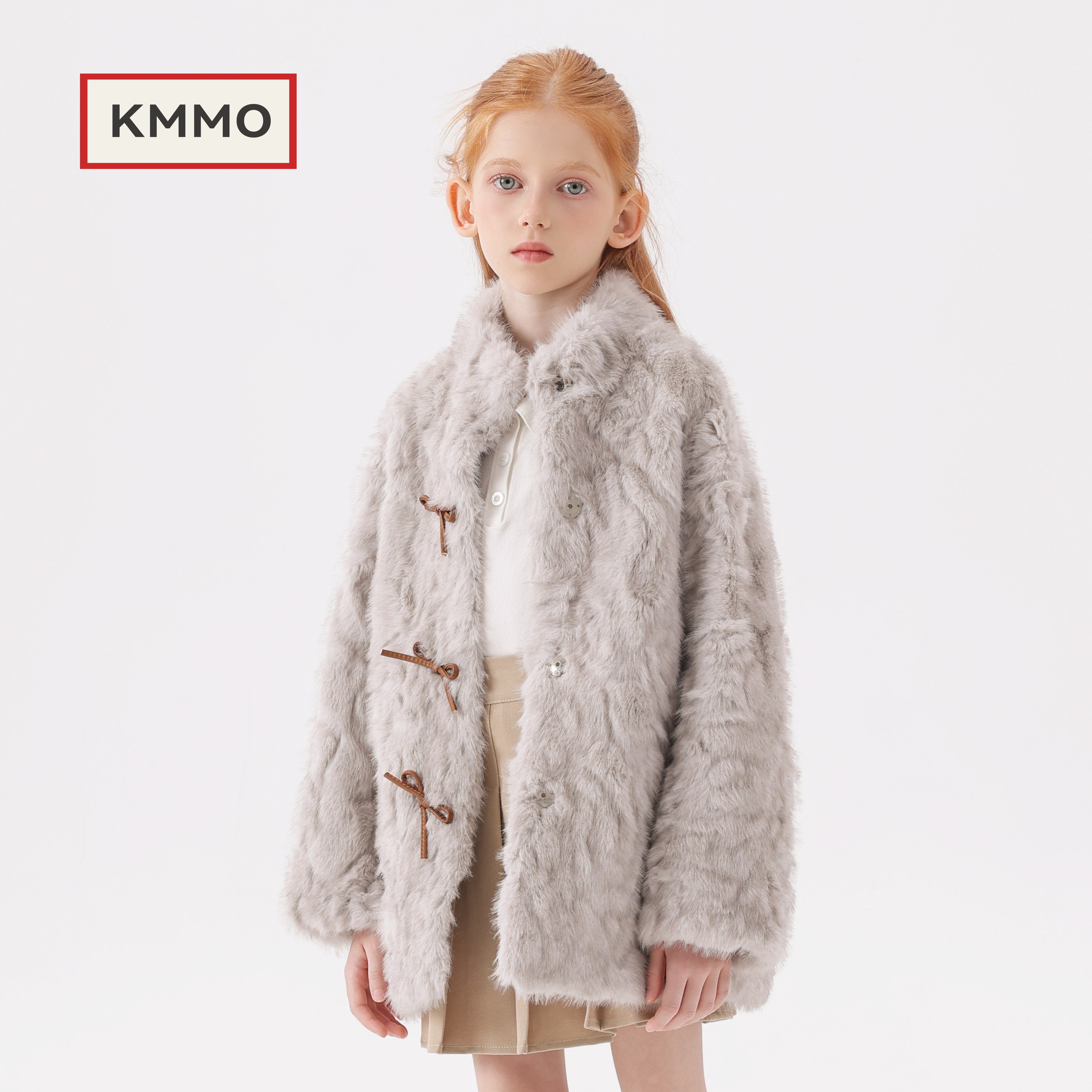 KMMO儿童皮草外套2025冬季新款环保小湖羊皮毛一体童装女童毛大衣,淘宝优惠券,粉丝福利购,淘宝优惠卷