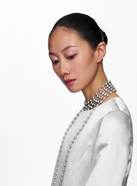 SUDROV素觉S925灯笼链珍珠项链女