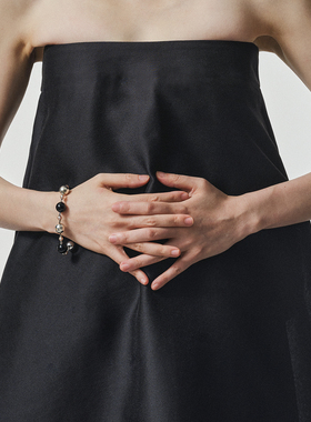 SUDROV素觉珍珠黑玛瑙手链