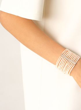 SUDROV/素觉珍珠手镯个性贵气女