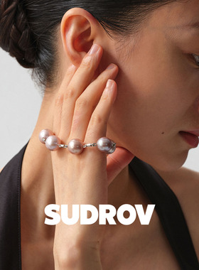 SUDROV素觉女925银珍珠手链