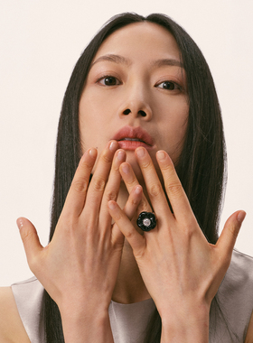 SUDROV素觉花谧™系列黑玛瑙戒指