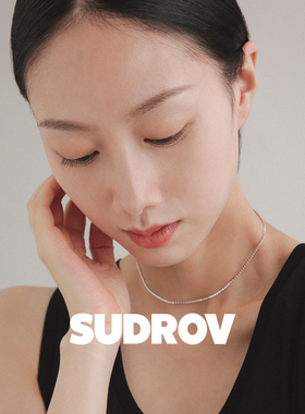 SUDROV素觉925银项链女锁骨链