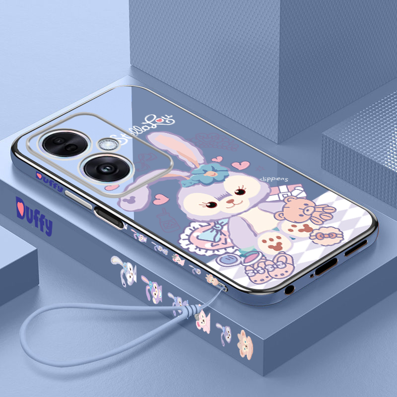 适用oppoa1s手机壳新款直边电镀OPPOA1i保护套卡通星黛露0pp0A1S超薄可爱男女款PJU110轻奢高档全包防摔-图0