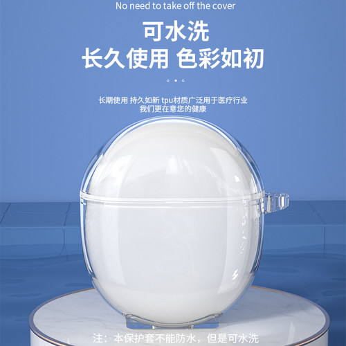 适用OPPO Enco R2保护套OPPOEncoR耳机套真无线蓝牙耳机保护壳卡通创意软壳encor充电仓盒防摔潮软壳透明可爱 - 图1