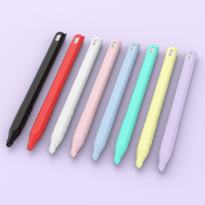 适用苹果apple pencil保护套第二代ipencil2笔套可爱ipad硅胶2代手写笔超薄pro笔尖贴笔头笔帽笔握电容笔配件 - 图0