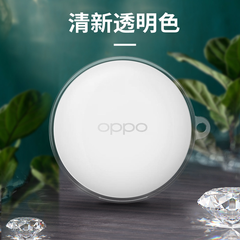 适用OPPOEncoW31耳机保护套真无线蓝牙耳机oppow31保护壳透明软OPPO充电仓盒子可爱卡通w31创意个性全包防摔 - 图0