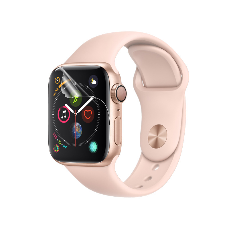 适用applewatch6/7/8/9钢化膜5苹果手表7保护4全屏apple覆盖38mm42壳watch贴膜iwatch2全包40mm44se代s4软膜3 - 图3