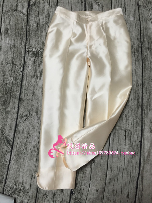 多色定制 夏姿风中式搭配七分小脚裤国风小脚裤夏季裤子搭配旗袍,淘宝优惠券,粉丝福利购,淘宝优惠卷