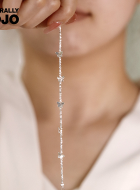 甜美风精致ins碎银子蝴蝶手链