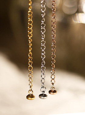 jojo彩金无吊坠替换细款链子