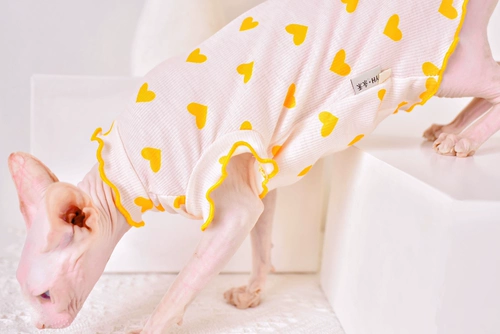 Y · H Чистое желание в летнем тонком, поли -цвете, рукавиц чистый ватный ватный ватный жилет, безволочная одежда для кошачьего кошачьего