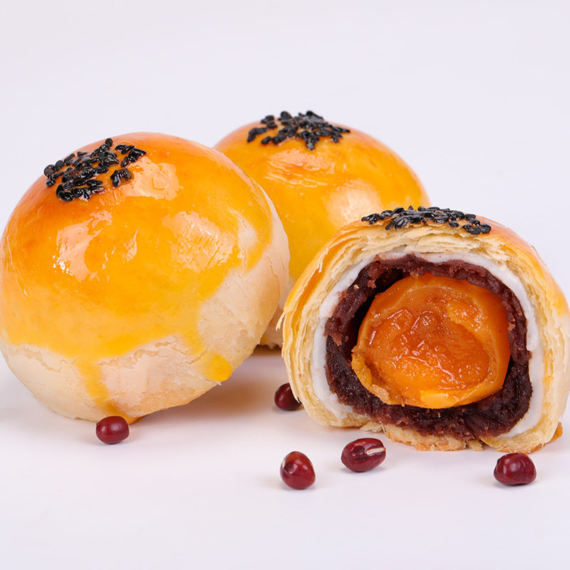 爱乡亲2000g营养早餐网红蛋黄酥 爱乡亲食品传统糕点