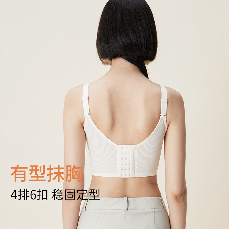 大胸显小胸大码显平全罩杯抹胸 朵凡妮文胸