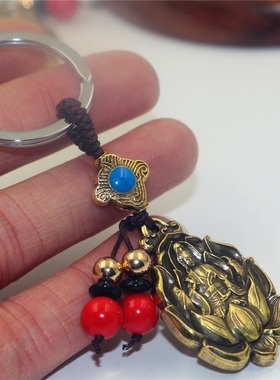 西藏纯铜吊牌钥匙摩托车小礼品