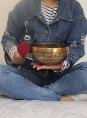 尼泊尔纯铜梵音理疗西藏颂钵