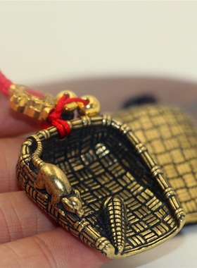 西藏个性黄铜吊坠包包小礼品