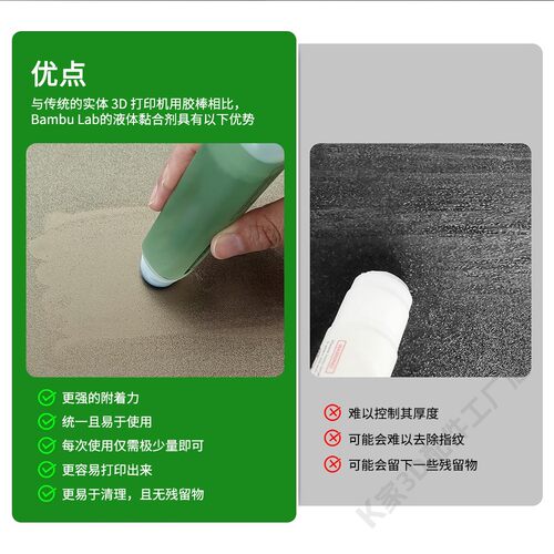 Bambu Lab平替拓竹热床防翘边胶水3D打印机平台防粘X1P1/A1配件 - 图1