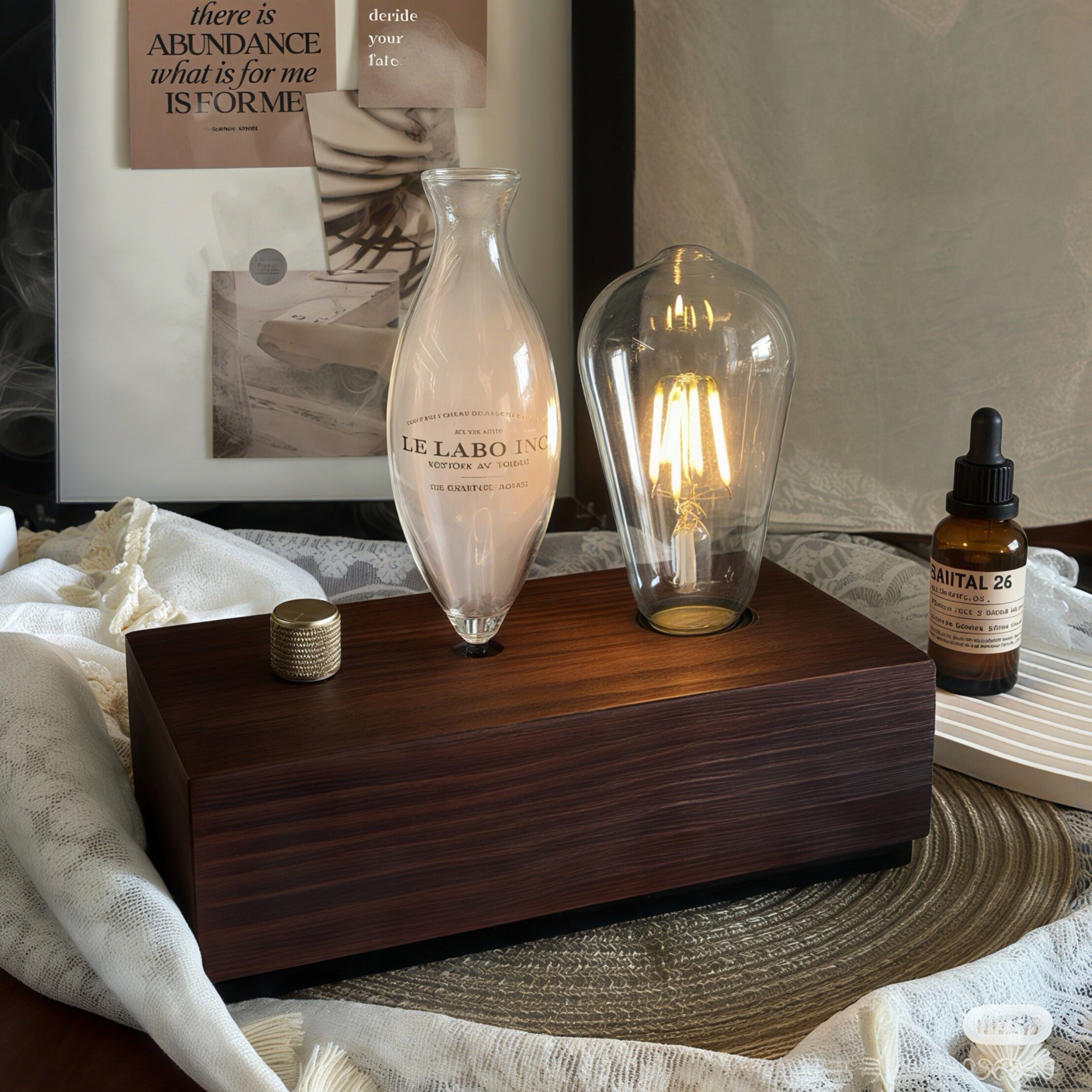 lelaboinc 香薰机扩香器复古香薰香氛机雾化精油冷香仪生日礼物,淘宝优惠券,粉丝福利购,淘宝优惠卷