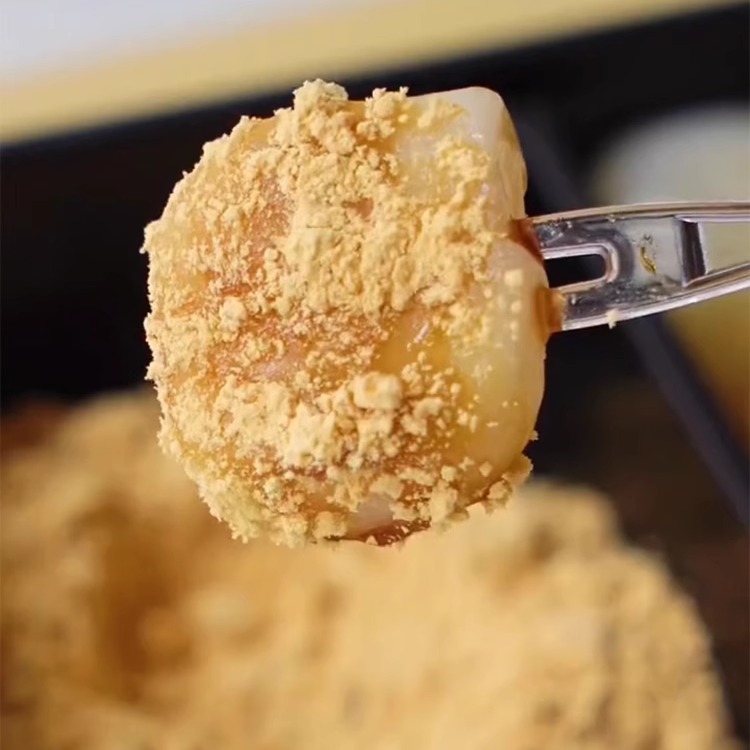 糯叽叽零食糕点红糖糯米糍粑纯手工即食沾粉麻糍黄豆粉麻薯桂花糕 - 图1