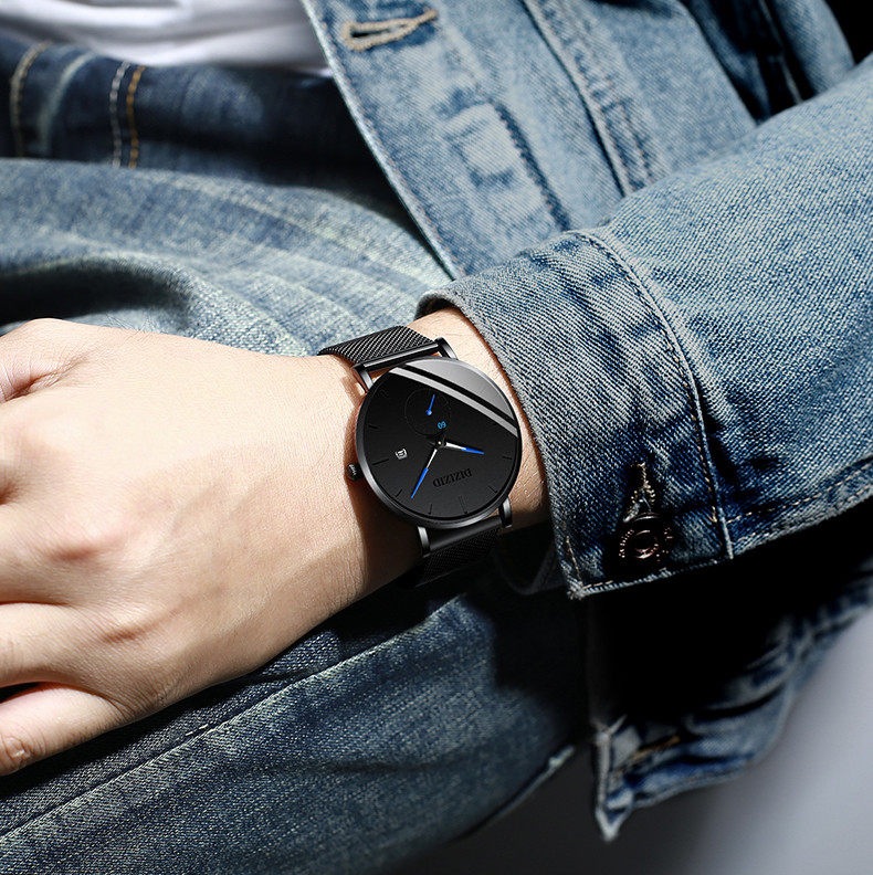 超薄瑞士概念男学生潮流夜光全手表 dizizid帝兹国产腕表