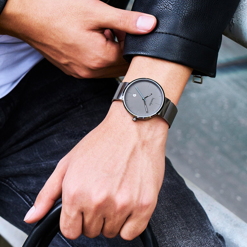 邦顿男士超薄学生时尚极简风石英表 bestdon帝瑞国产腕表