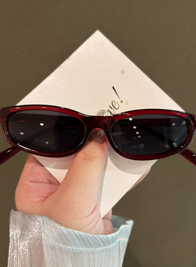 高级感复古猫眼墨镜女士镜框防紫外线遮阳显脸小太阳眼镜2025新款