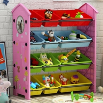 Childrens toy containing shelf storage cabinet Toy shelf Multi-layer oversized capacity containing finishing cabinet Cartoon