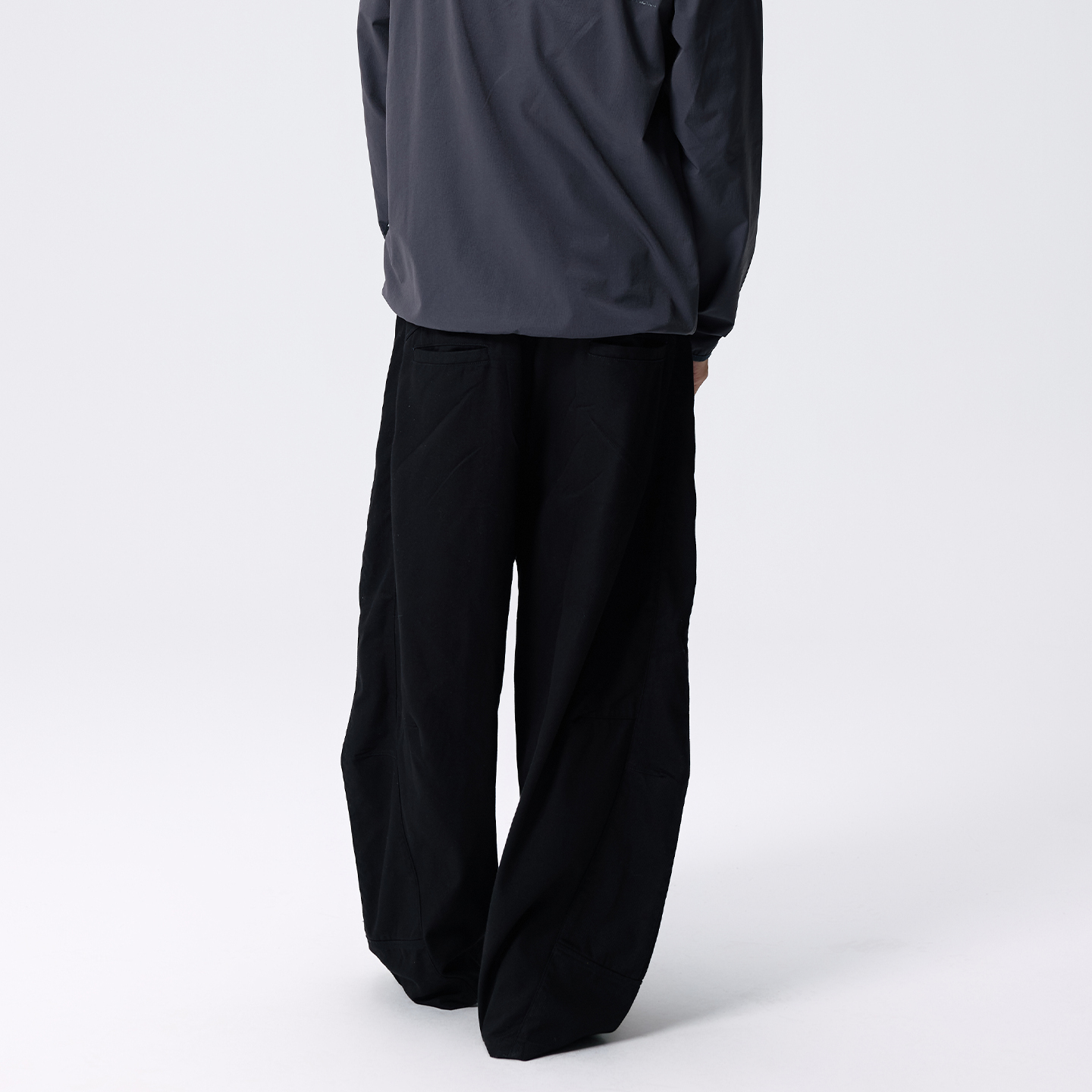 Remedy美式阔腿褶皱垂感弯刀裤男女春秋廓形宽松直筒工装休闲长裤