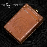 Портативный портсигар ручной работы, барсетка, кожаный ящик для хранения для друга, 20 шт, из натуральной кожи