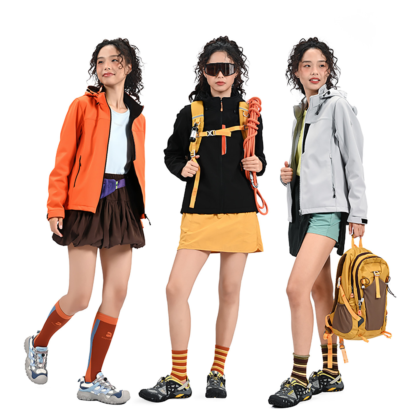 黑冰软壳衣女加绒保暖耐磨秋冬户外防风徒步登山抓绒外套厚2515,淘宝优惠券,粉丝福利购,淘宝优惠卷